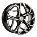 купить диски Khomen Wheels KHW1716 (Audi A4) 7x17 5x112 ET49 D66,6 Black-FP