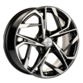 Диски Khomen Wheels KHW1716 (Chery tiggo 7pro) 7x17 5x108 ET40 D60,1 Black-FP