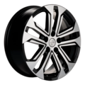 Диски Khomen Wheels KHW1803 (Tugella) 7x18 5x114,3 ET46 D63,4 Black-FP