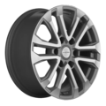 купить диски Khomen Wheels KHW1805 (LC Prado) 7,5x18 6x139,7 ET25 D106,1 F-Silver-FP