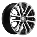 Диски Khomen Wheels KHW1805 (Lexus GX) 7,5x18 6x139,7 ET20 D106,1 Gray-FP