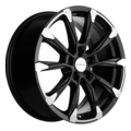 Диски Khomen Wheels KHW1808 (Exeed TXL) 7,5x18 5x108 ET35 D65,1 Black-FP