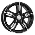 Диски КиК Trinity (КС666) 6,5x16 5x100 ET35 D67,1 Алмаз черный