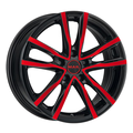 купить диски MAK Milano 6,5x16 5x112 ET45 D76 Black Red Face