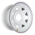 купить диски Off-Road Wheels Тойота Ниссан 8x16 6x139,7 ET10 D110 белый (треуг. мелкий)